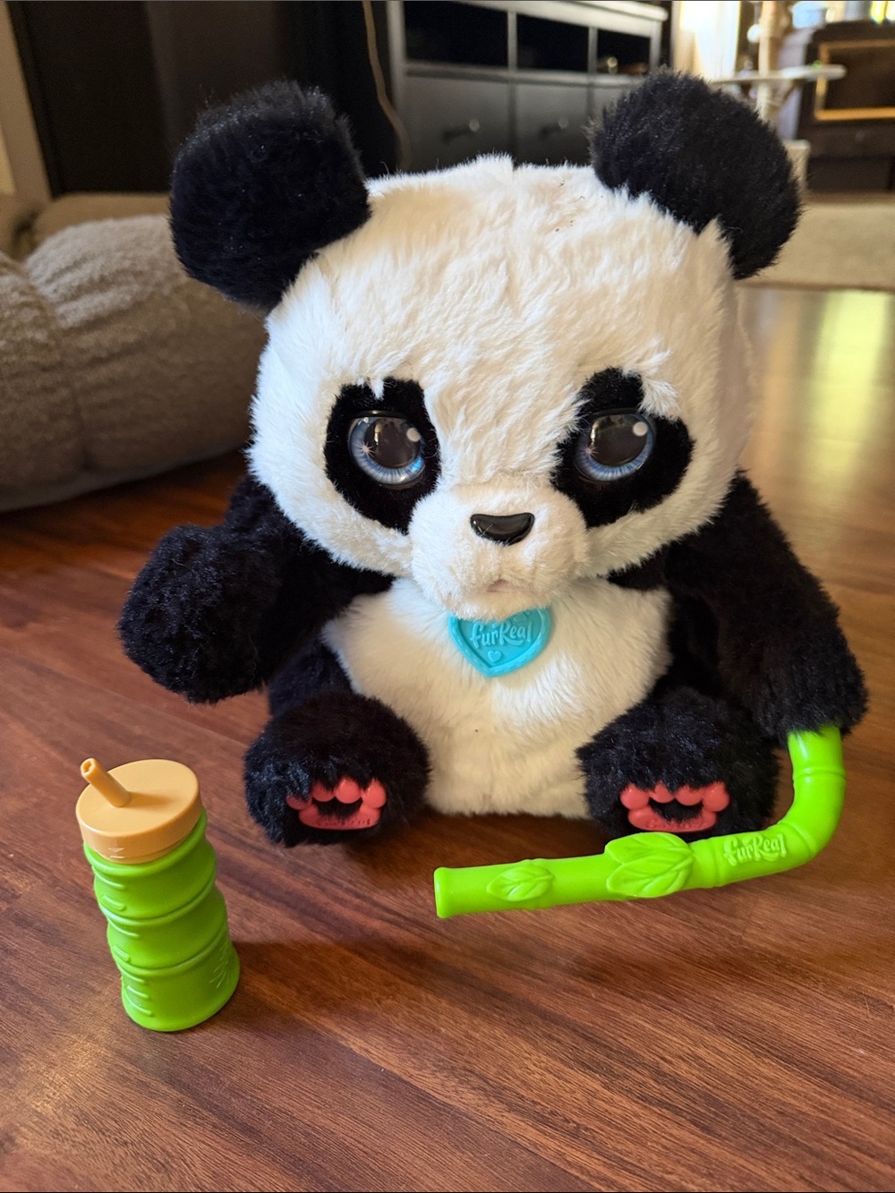 Panda Plush Pet - Black & White Interactive Toy